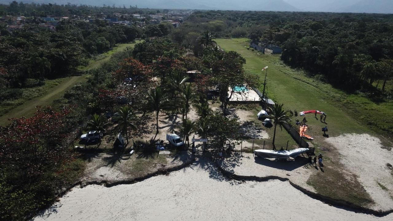 Chalé Jorai - pé na areia Bertioga Exterior foto