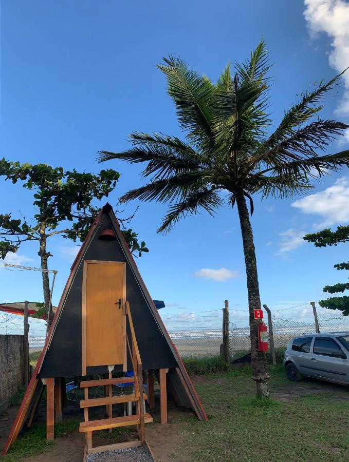 Chalé Jorai - pé na areia Bertioga Exterior foto
