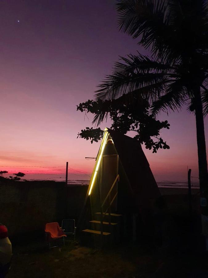 Chalé Jorai - pé na areia Bertioga Exterior foto