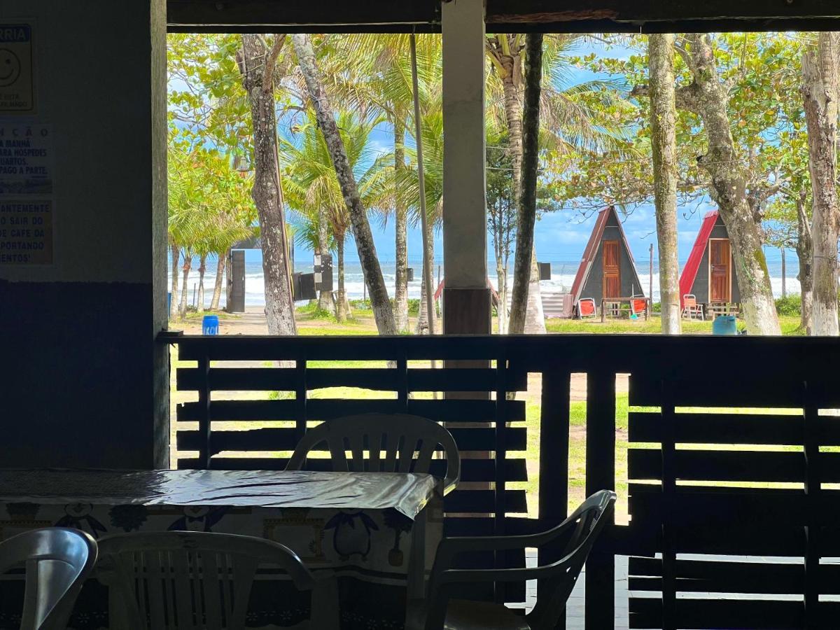 Chalé Jorai - pé na areia Bertioga Exterior foto