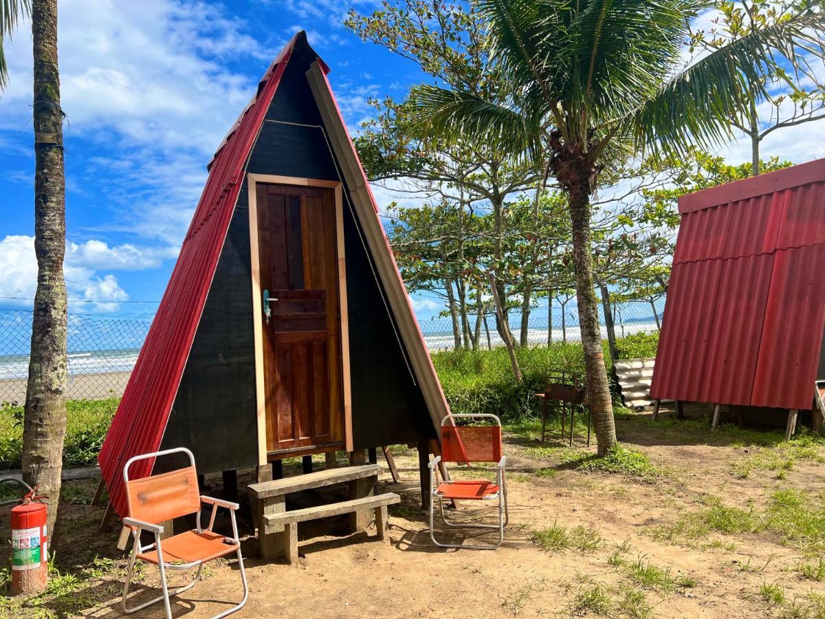 Chalé Jorai - pé na areia Bertioga Exterior foto