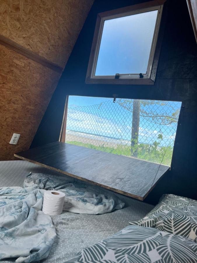 Chalé Jorai - pé na areia Bertioga Exterior foto